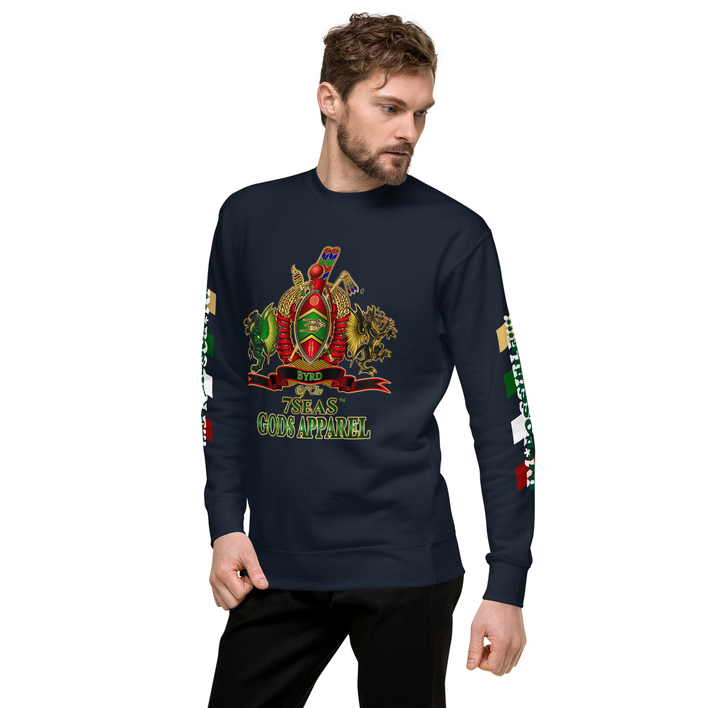 APEP - BYRD OF THE 7SEAS GODS APPAREL - Gods/Men Unisex Premium Sweatshirt