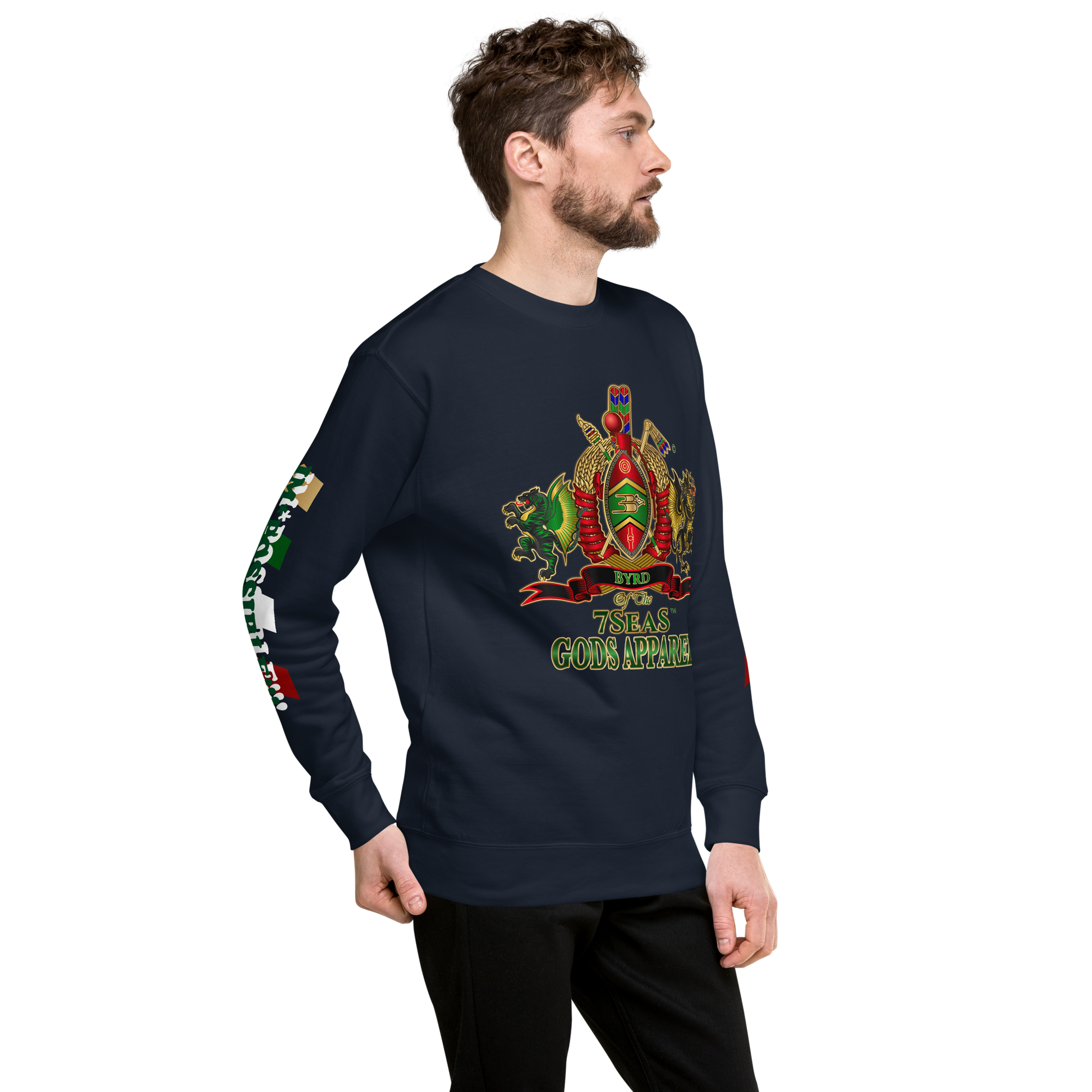 APEP - BYRD OF THE 7SEAS GODS APPAREL - Gods/Men Unisex Premium Sweatshirt