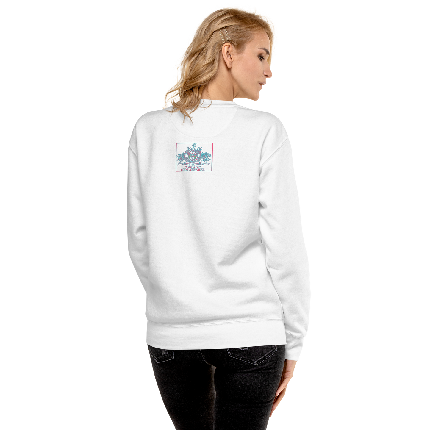 World Is A Jungle - BYRD OF THE 7SEAS GODS APPAREL - TIGER EDITION - YEMAYA - Goddess/Women Embroidery Unisex Premium Sweatshirt