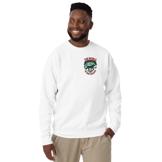 World Is A Jungle - BYRD OF THE 7SEAS GODS APPAREL - TIGER EDITION - ENBYRD - God/Men Embroidery Unisex Premium Sweatshirt