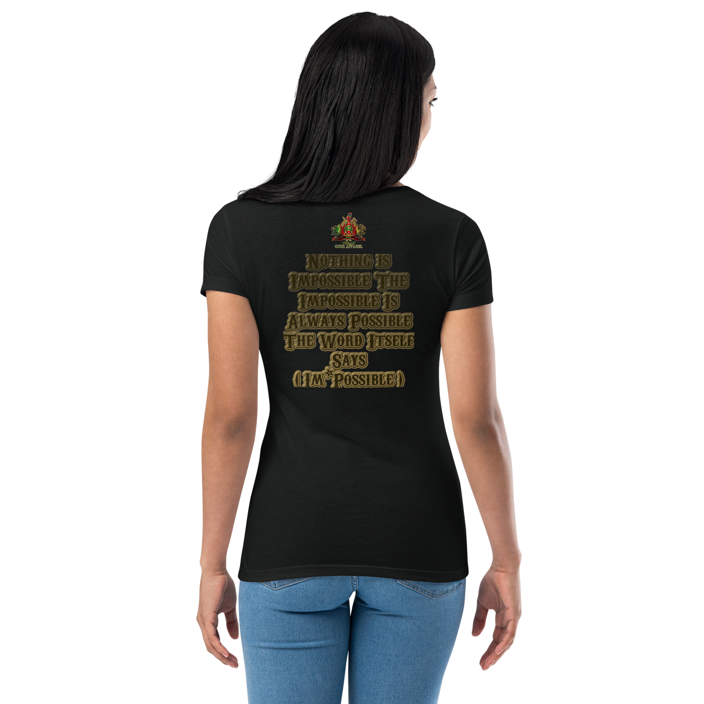 KHNUM - BYRD OF THE 7SEAS GODS APPAREL - BROWN - Goddess/Women fitted t-shirt