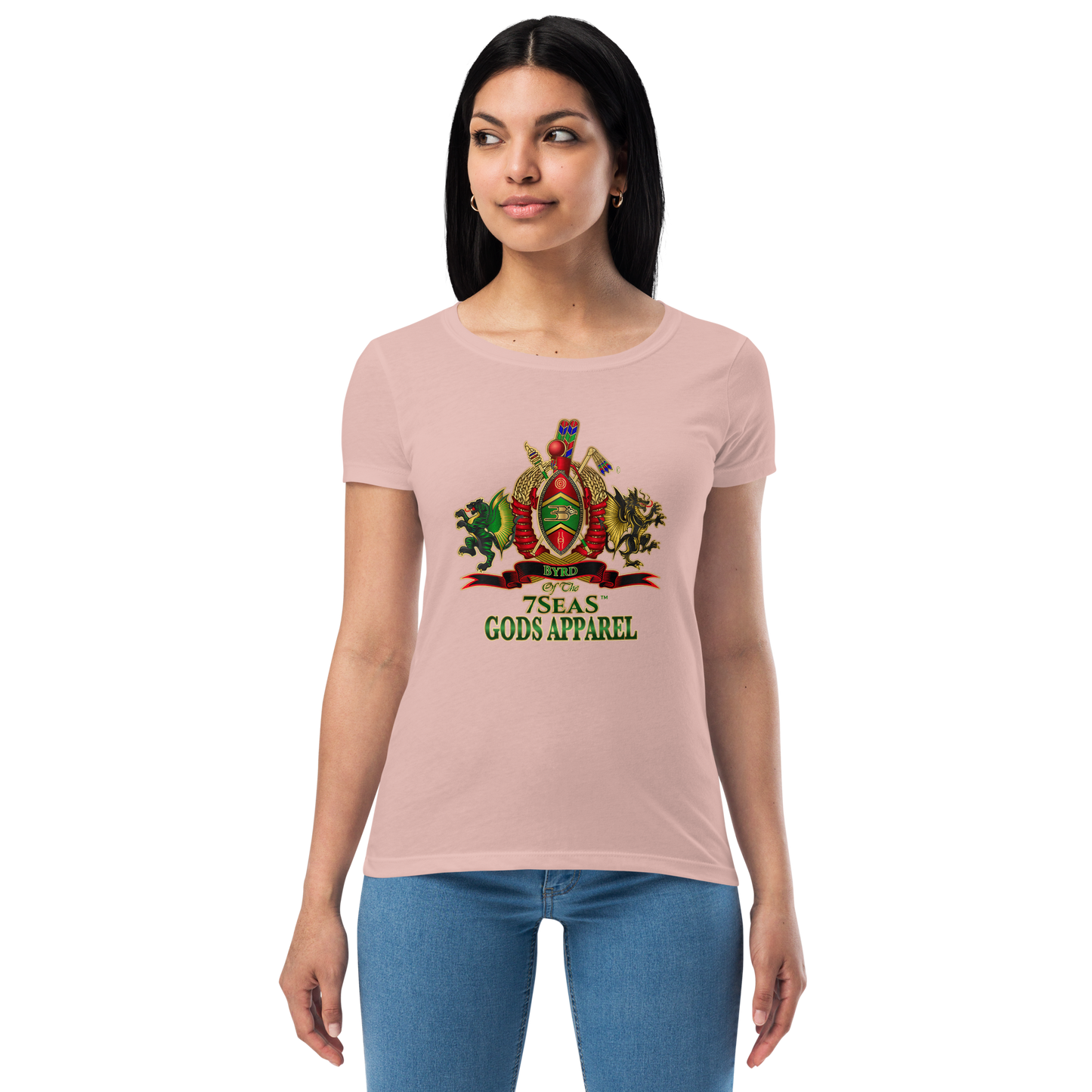 APEP - BYRD OF THE 7SEAS GODS APPAREL - Goddess/Women fitted t-shirt