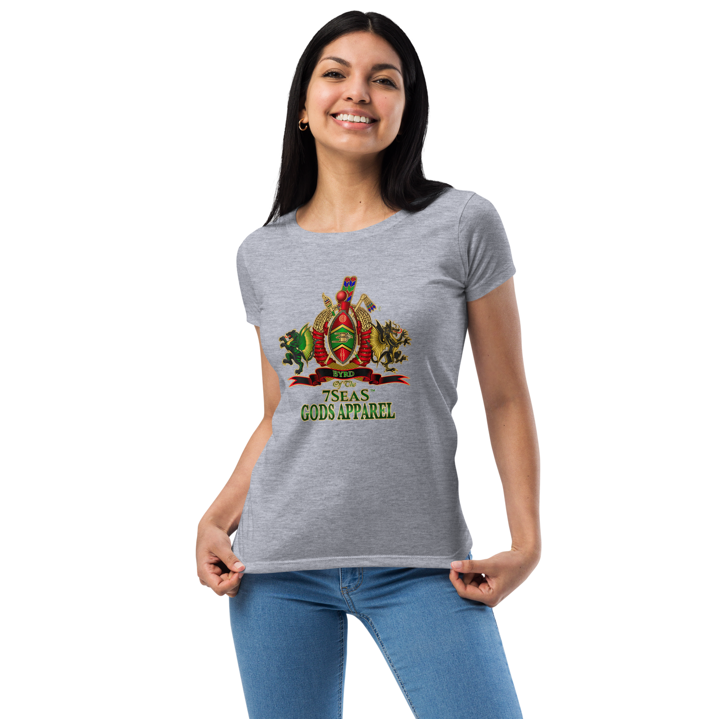 APEP - BYRD OF THE 7SEAS GODS APPAREL - Goddess/Women fitted t-shirt