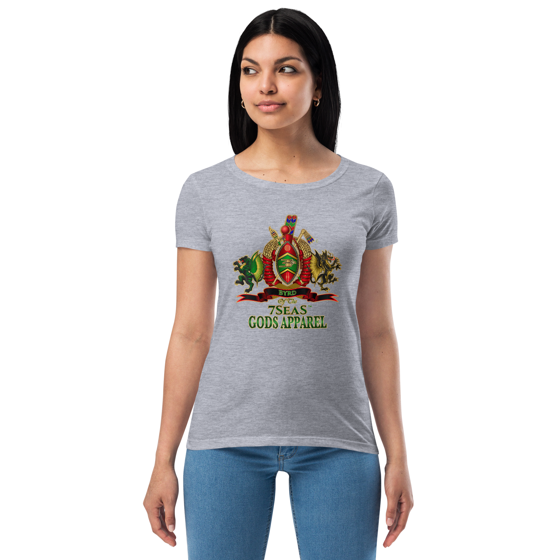 APEP - BYRD OF THE 7SEAS GODS APPAREL - Goddess/Women fitted t-shirt