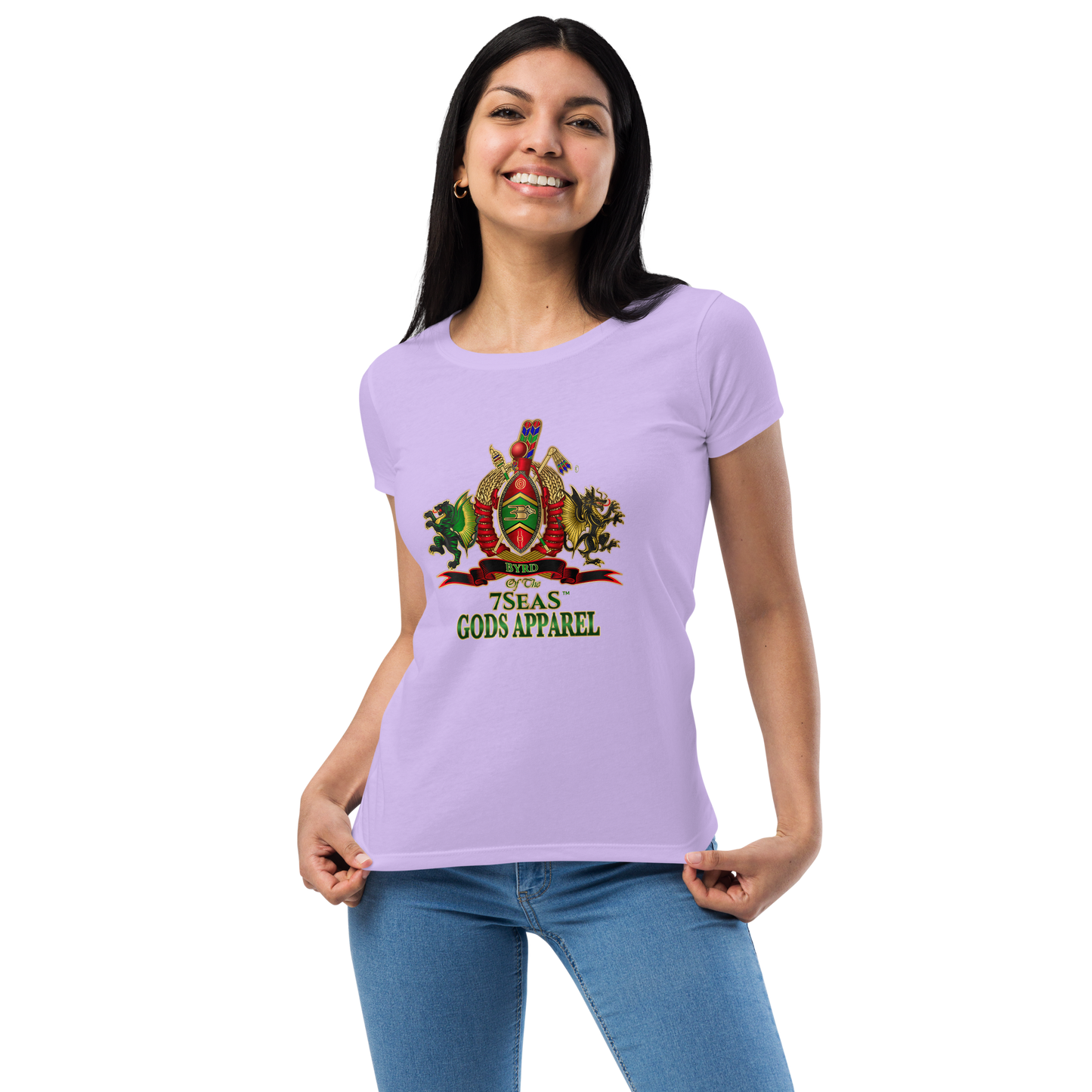 APEP - BYRD OF THE 7SEAS GODS APPAREL - Goddess/Women fitted t-shirt