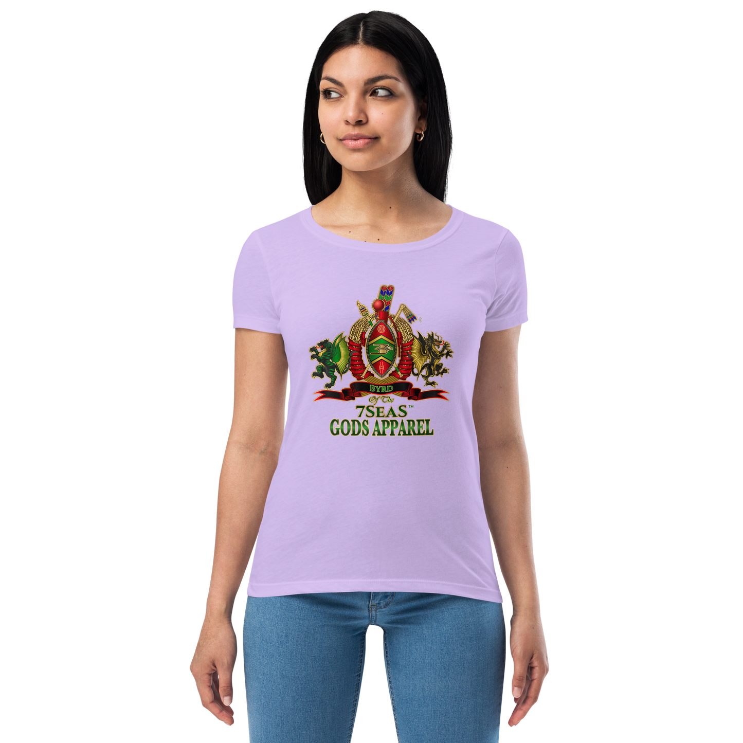 APEP - BYRD OF THE 7SEAS GODS APPAREL - Goddess/Women fitted t-shirt