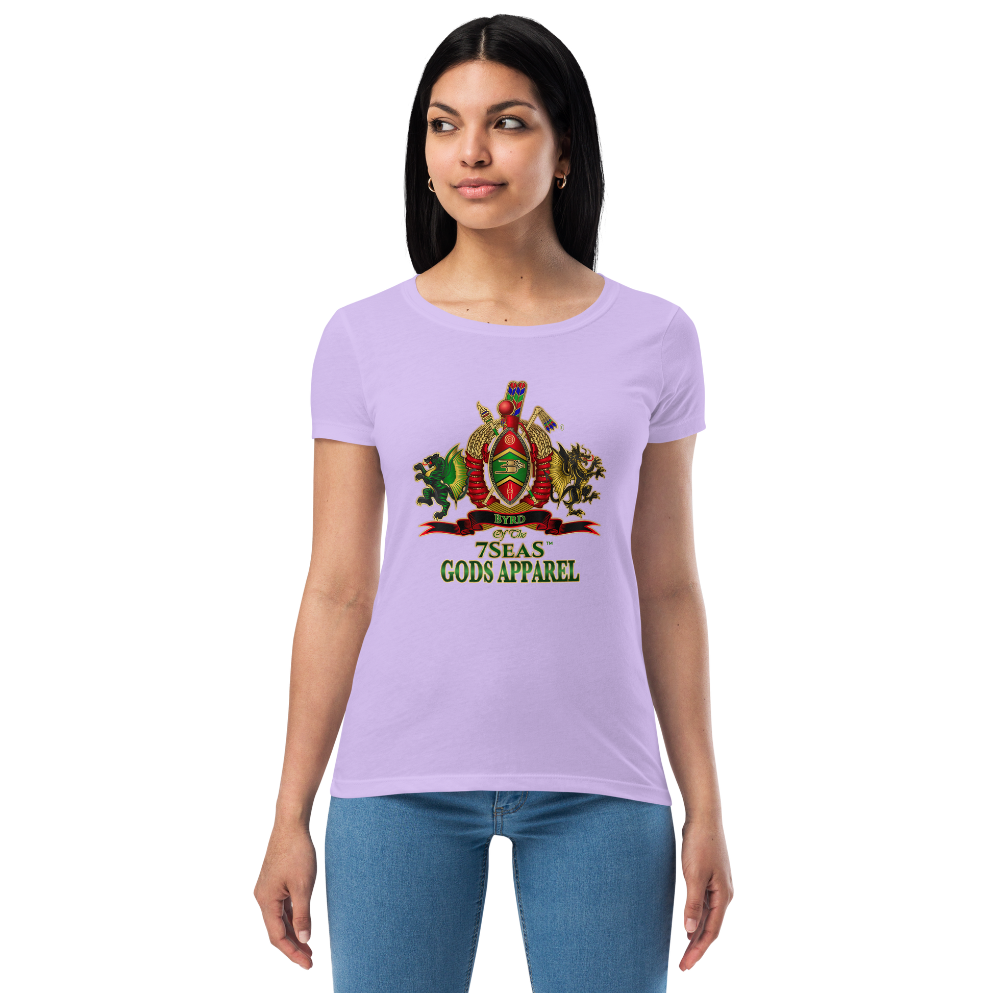 APEP - BYRD OF THE 7SEAS GODS APPAREL - Goddess/Women fitted t-shirt