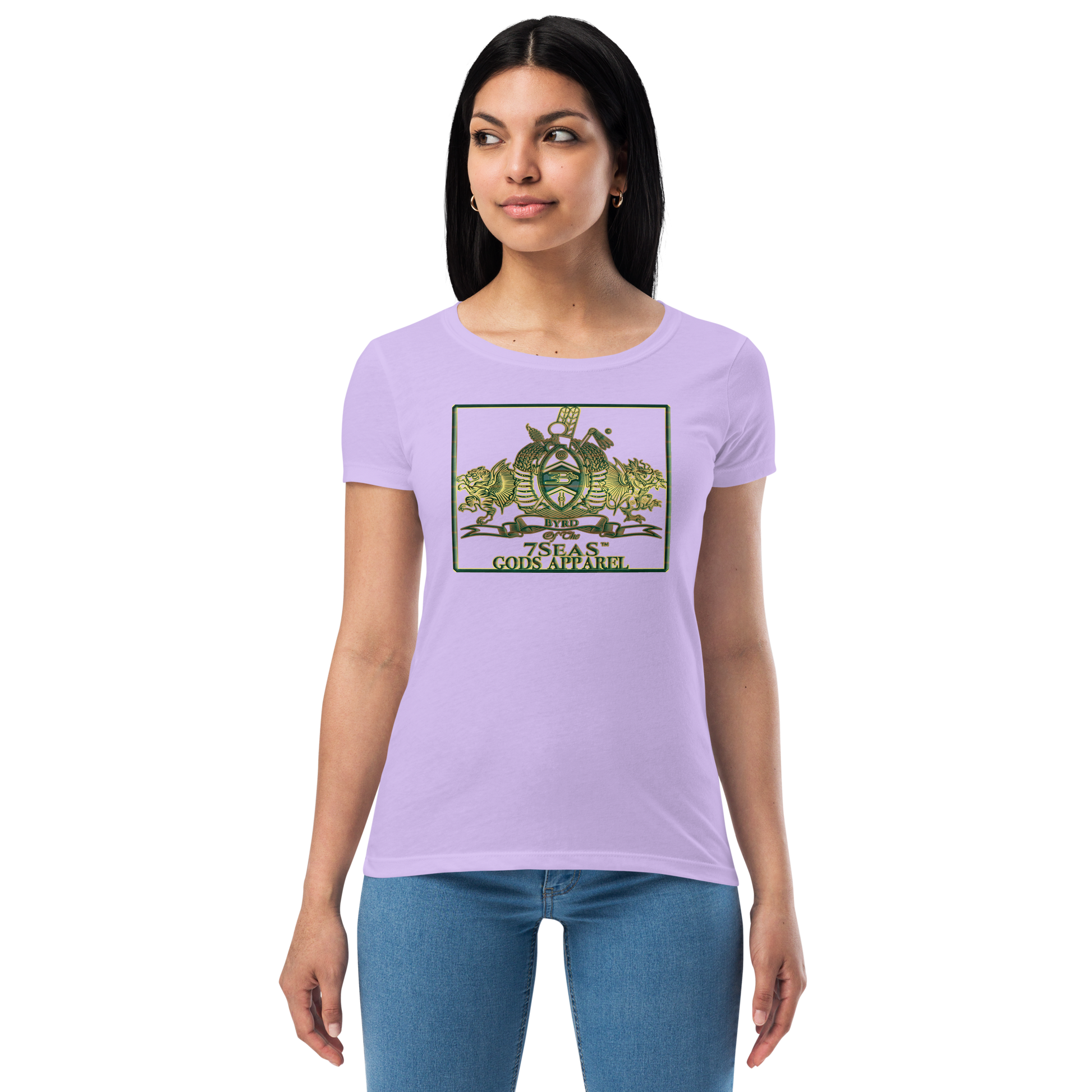 ENBYRD - BYRD OF THE 7SEAS GODS APPAREL - Goddess/Women fitted t-shirt