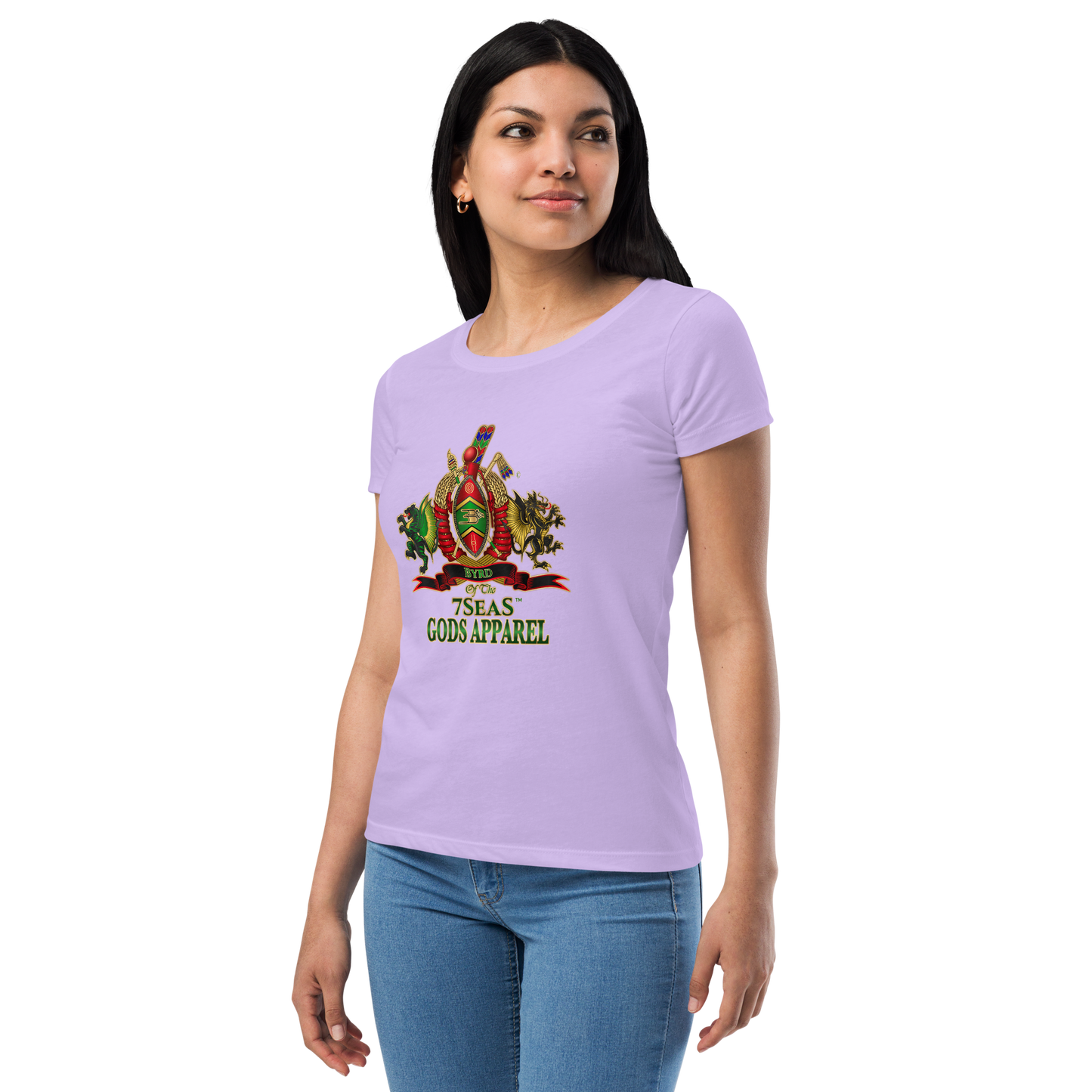 APEP - BYRD OF THE 7SEAS GODS APPAREL - Goddess/Women fitted t-shirt