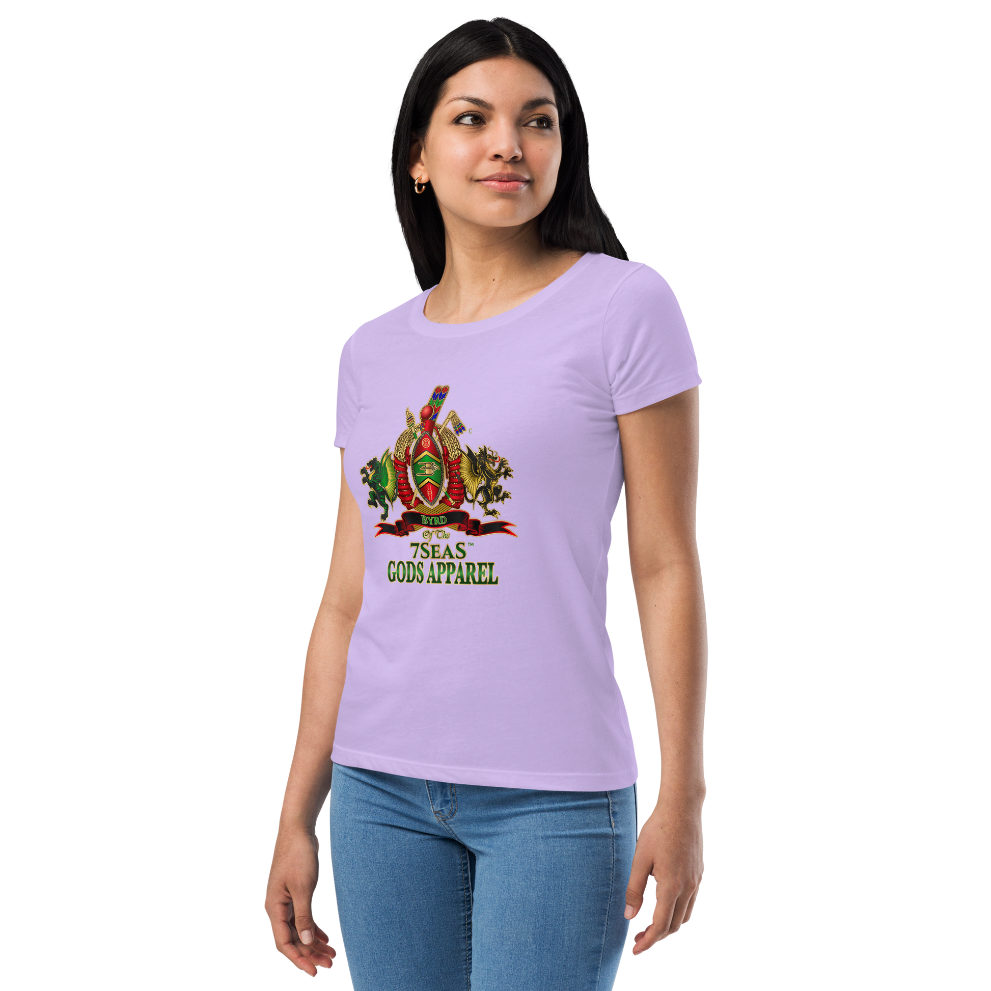 APEP - BYRD OF THE 7SEAS GODS APPAREL - Goddess/Women fitted t-shirt