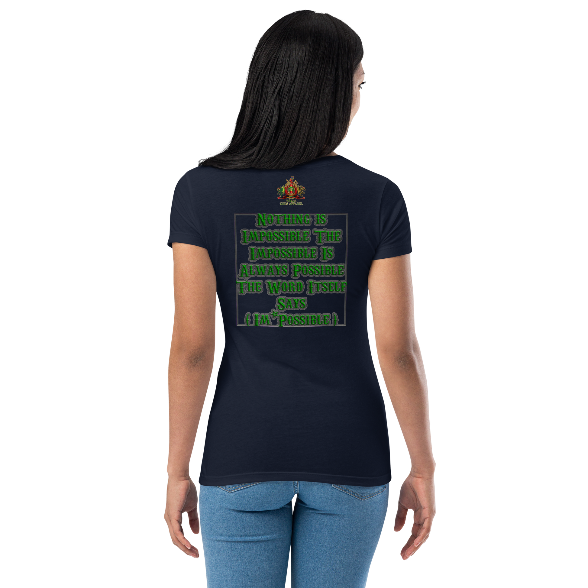 APEP - BYRD OF THE 7SEAS GODS APPAREL - Goddess/Women fitted t-shirt