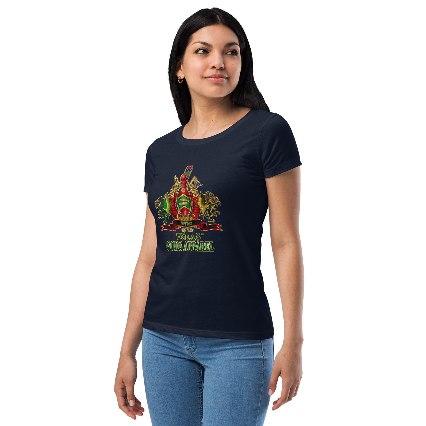 APEP - BYRD OF THE 7SEAS GODS APPAREL - Goddess/Women fitted t-shirt