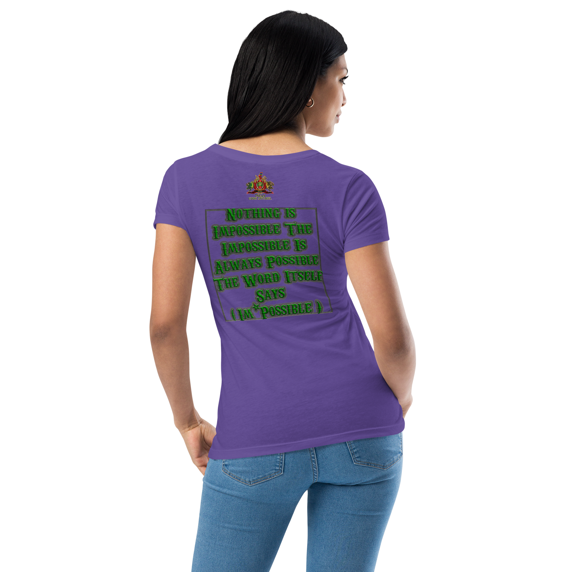 APEP - BYRD OF THE 7SEAS GODS APPAREL - Goddess/Women fitted t-shirt