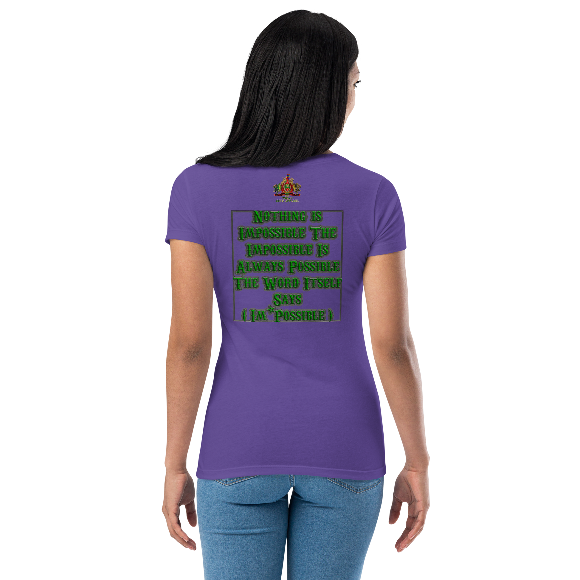 APEP - BYRD OF THE 7SEAS GODS APPAREL - Goddess/Women fitted t-shirt