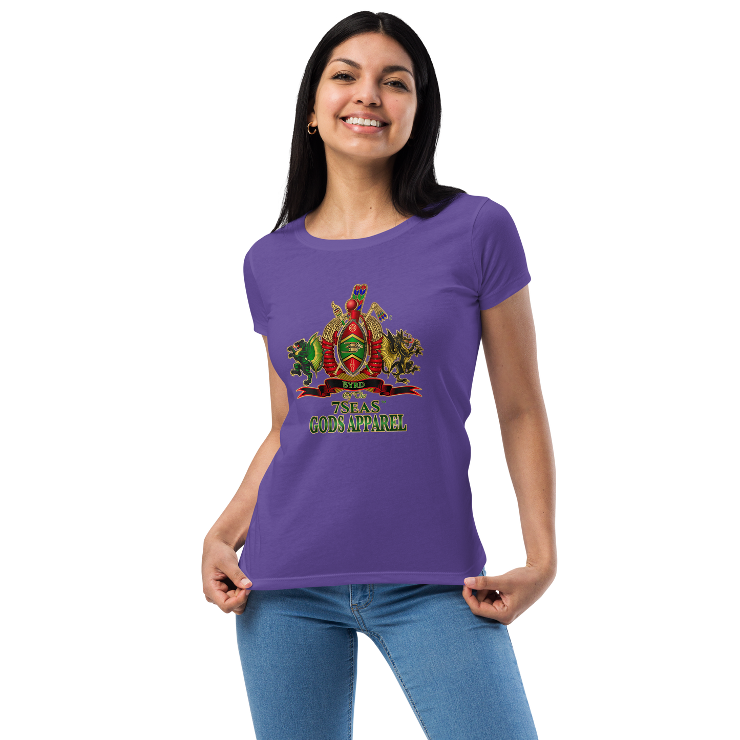 APEP - BYRD OF THE 7SEAS GODS APPAREL - Goddess/Women fitted t-shirt