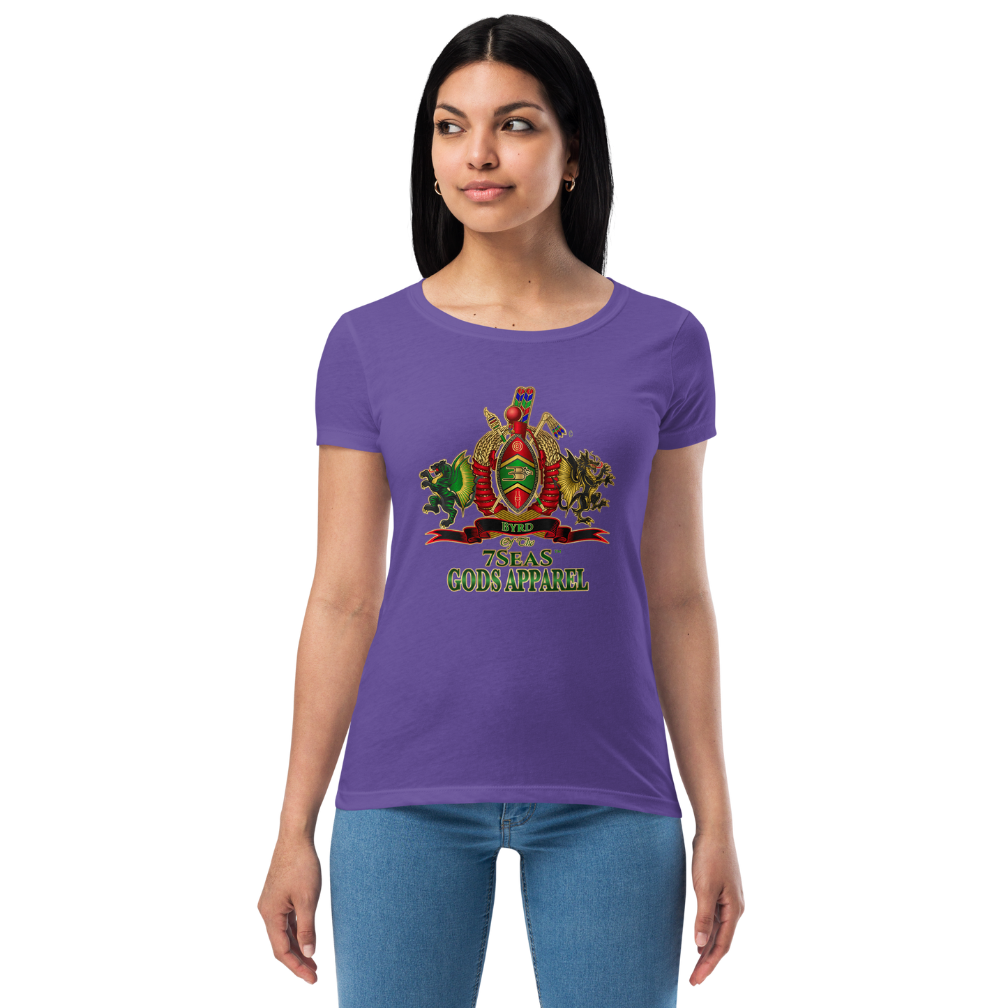 APEP - BYRD OF THE 7SEAS GODS APPAREL - Goddess/Women fitted t-shirt