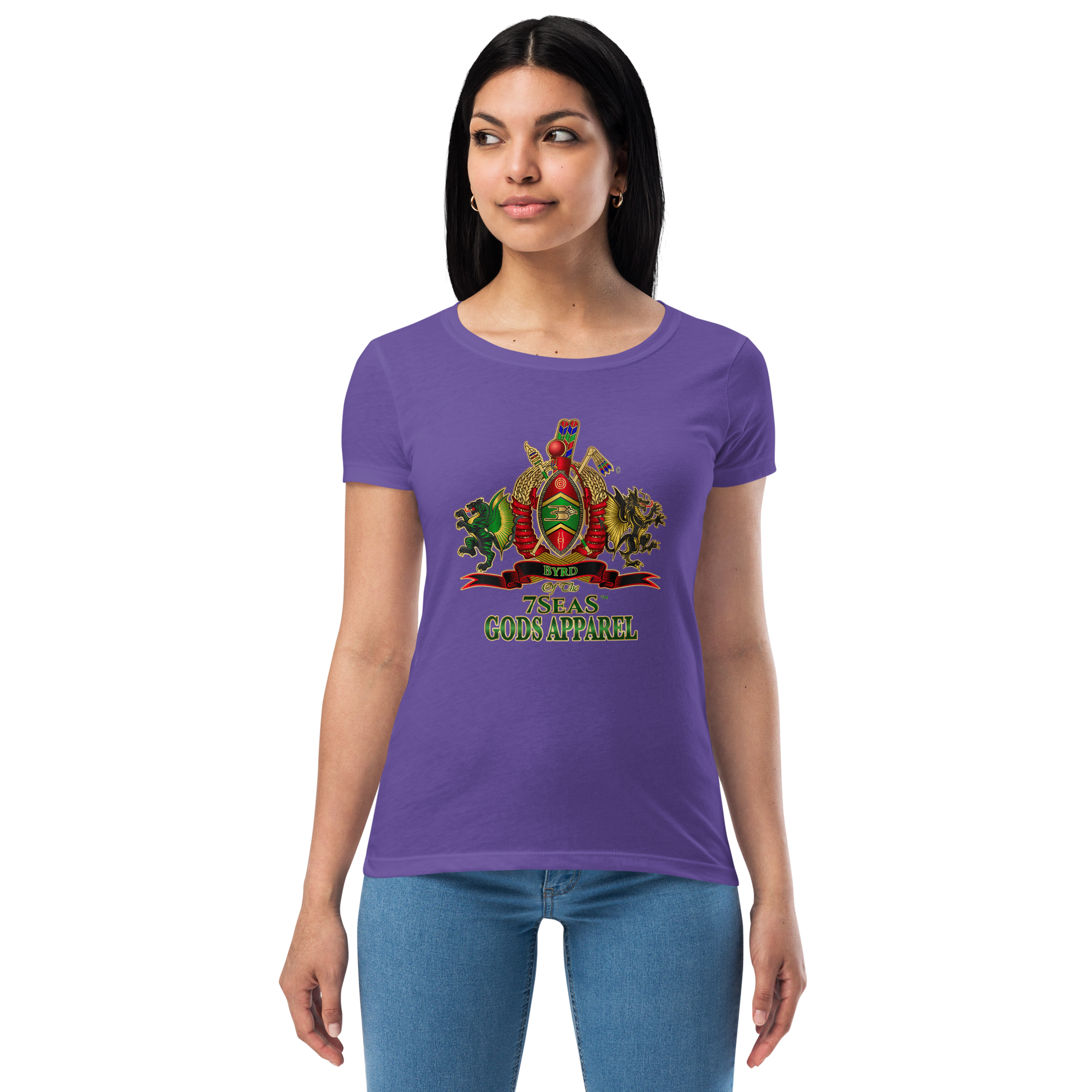 APEP - BYRD OF THE 7SEAS GODS APPAREL - Goddess/Women fitted t-shirt