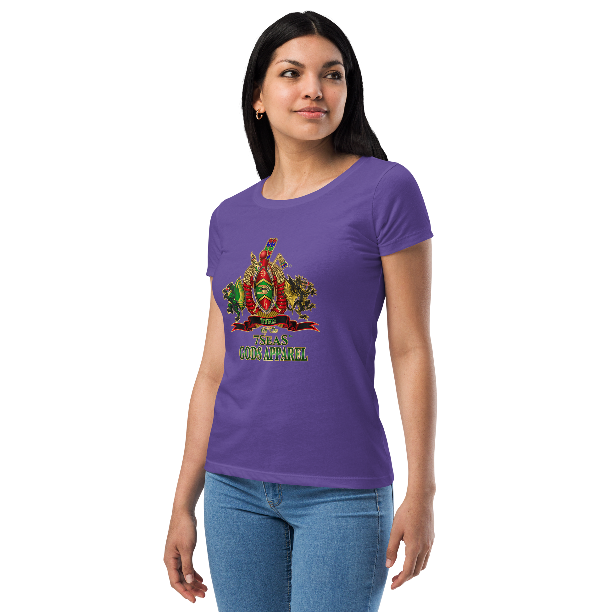 APEP - BYRD OF THE 7SEAS GODS APPAREL - Goddess/Women fitted t-shirt