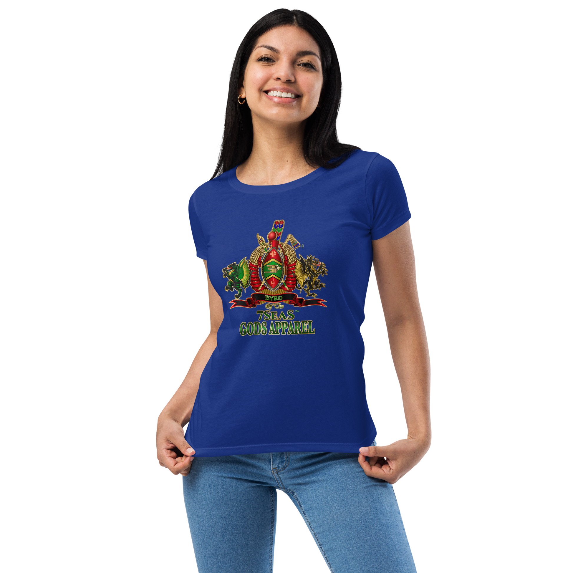 APEP - BYRD OF THE 7SEAS GODS APPAREL - Goddess/Women fitted t-shirt