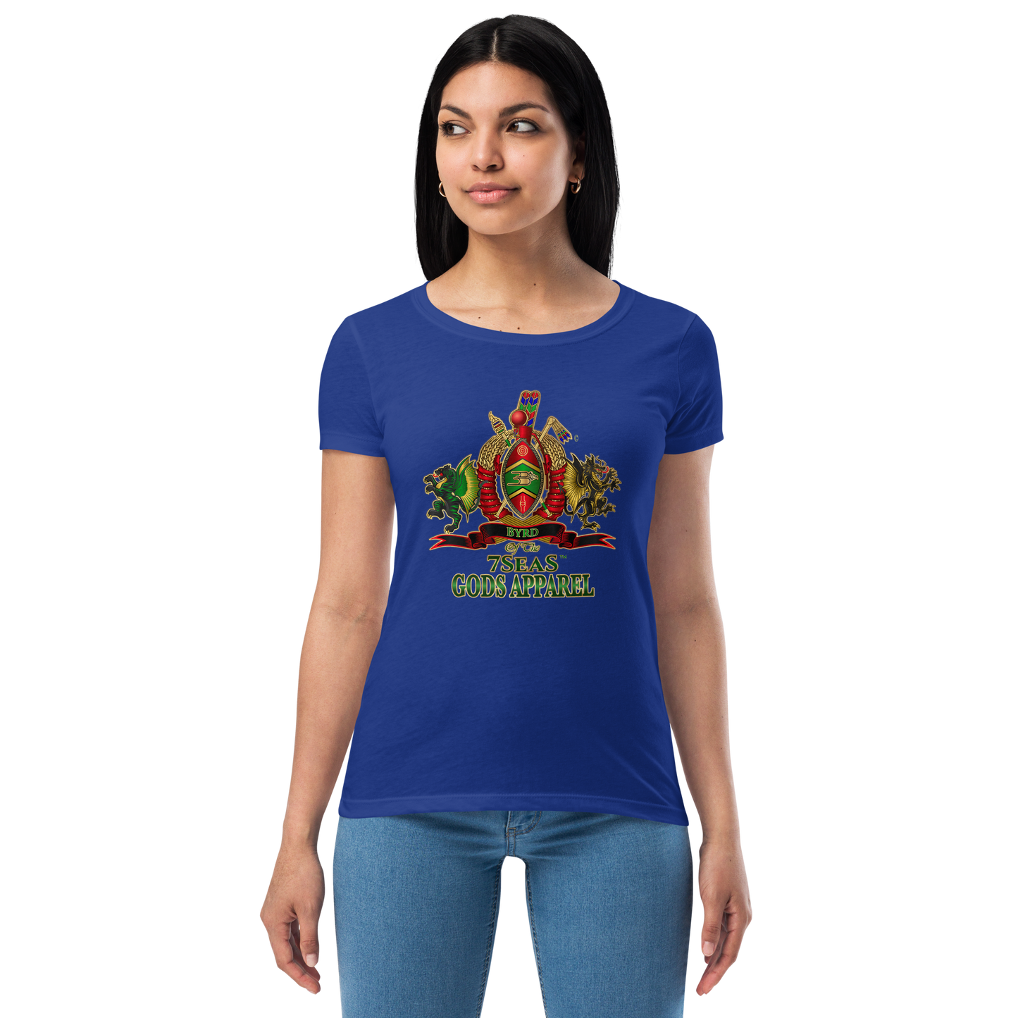 APEP - BYRD OF THE 7SEAS GODS APPAREL - Goddess/Women fitted t-shirt