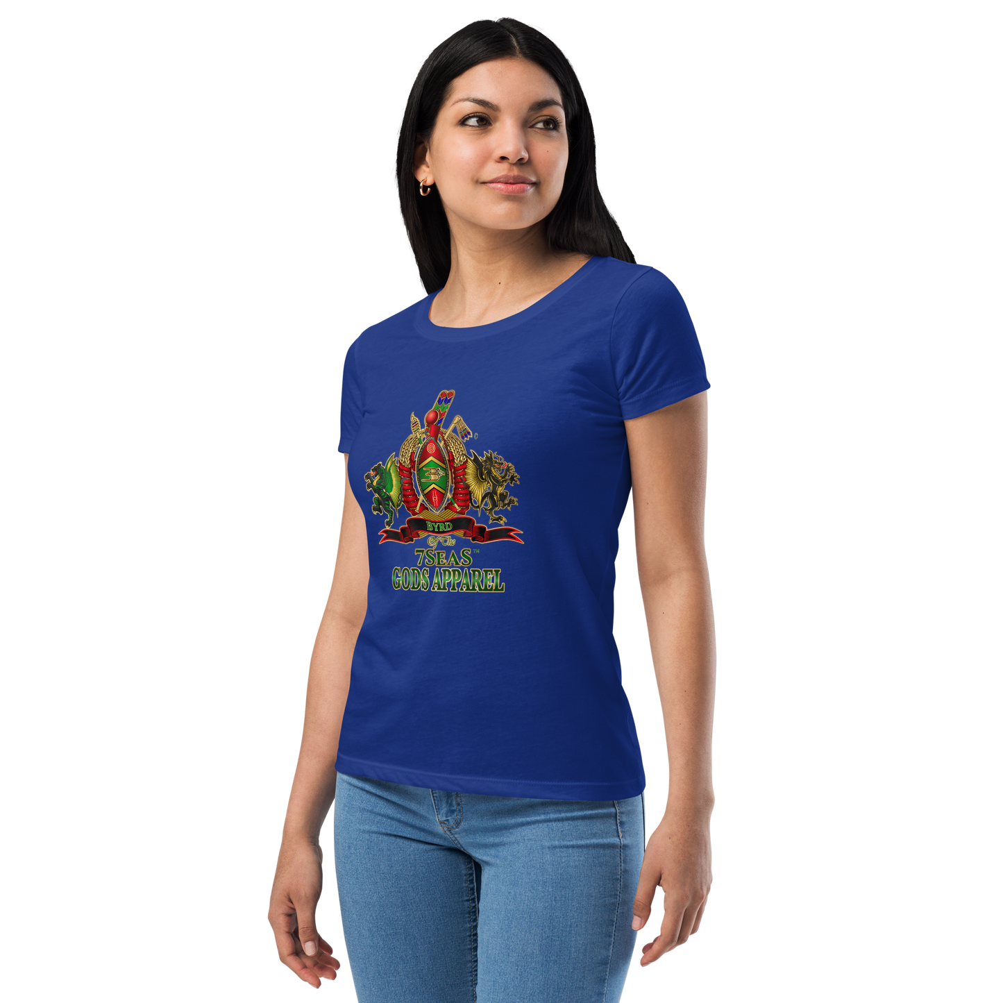 APEP - BYRD OF THE 7SEAS GODS APPAREL - Goddess/Women fitted t-shirt