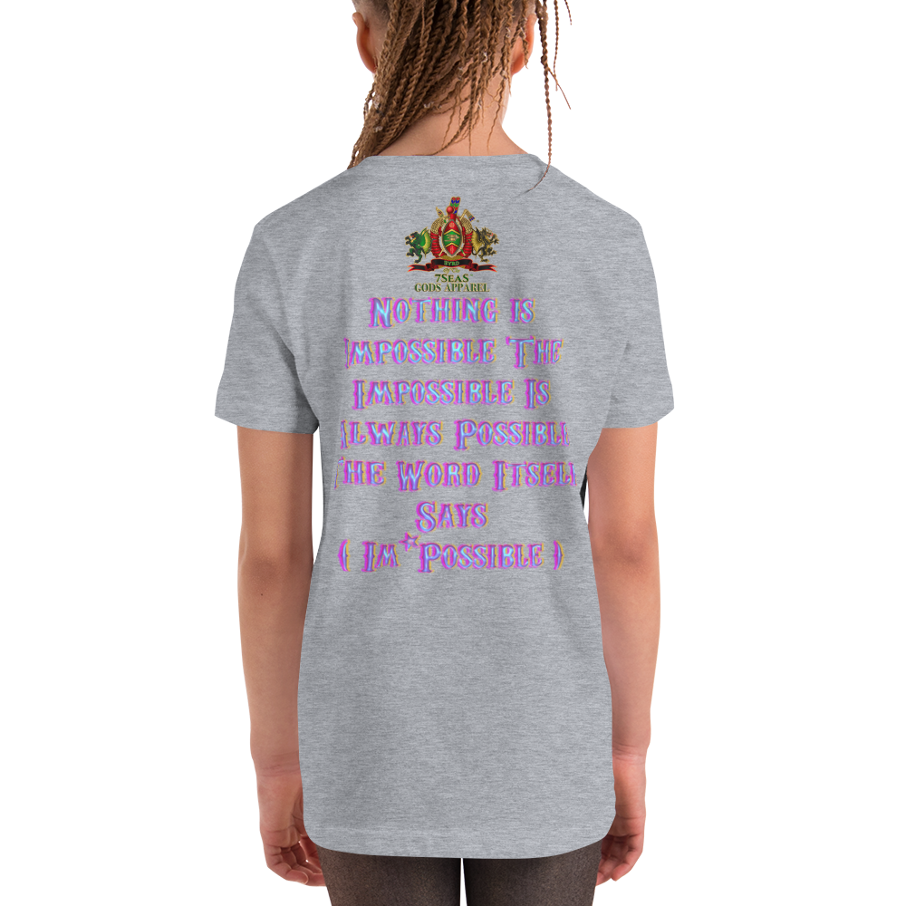 BUNZI - BYRD OF THE 7SEAS GODS APPAREL - Youth Goddess/Girls Short Sleeve T-Shirt