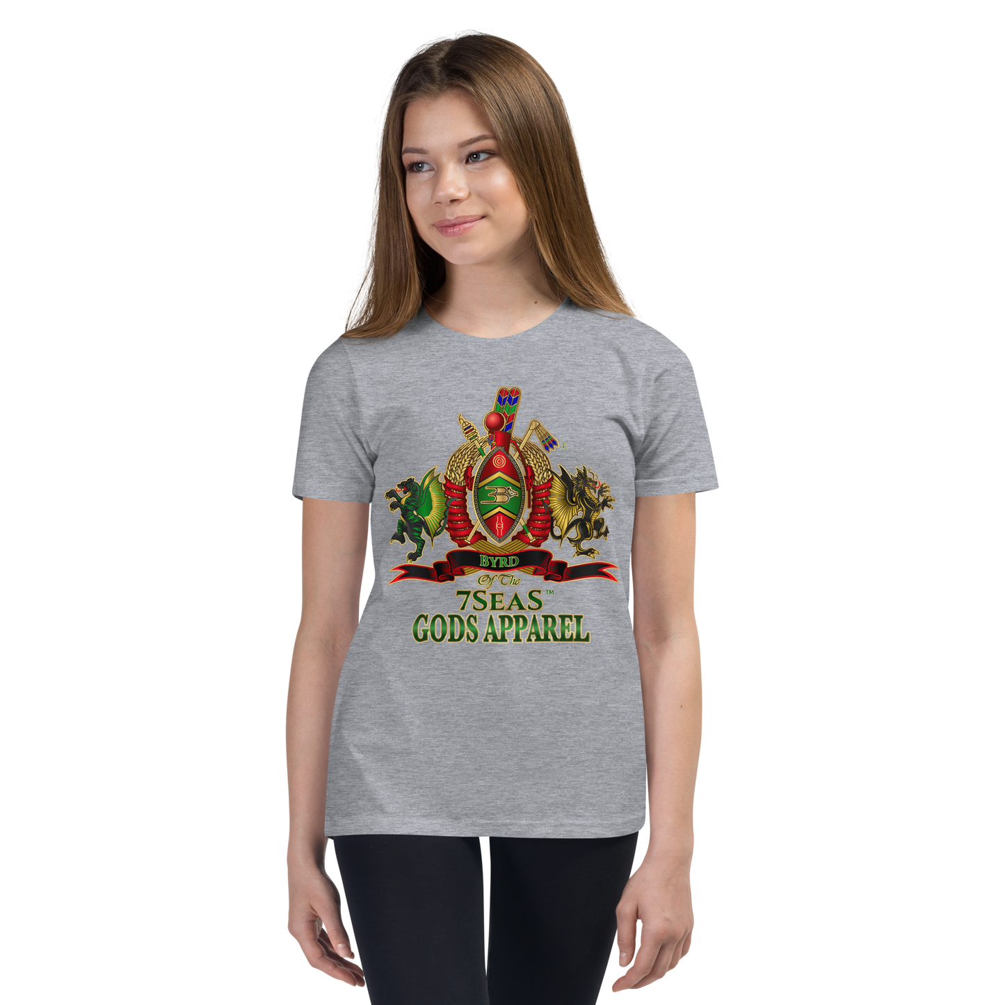 APEP - BYRD OF THE 7SEAS GODS APPAREL - Youth Goddess/Girls Short Sleeve T-Shirt