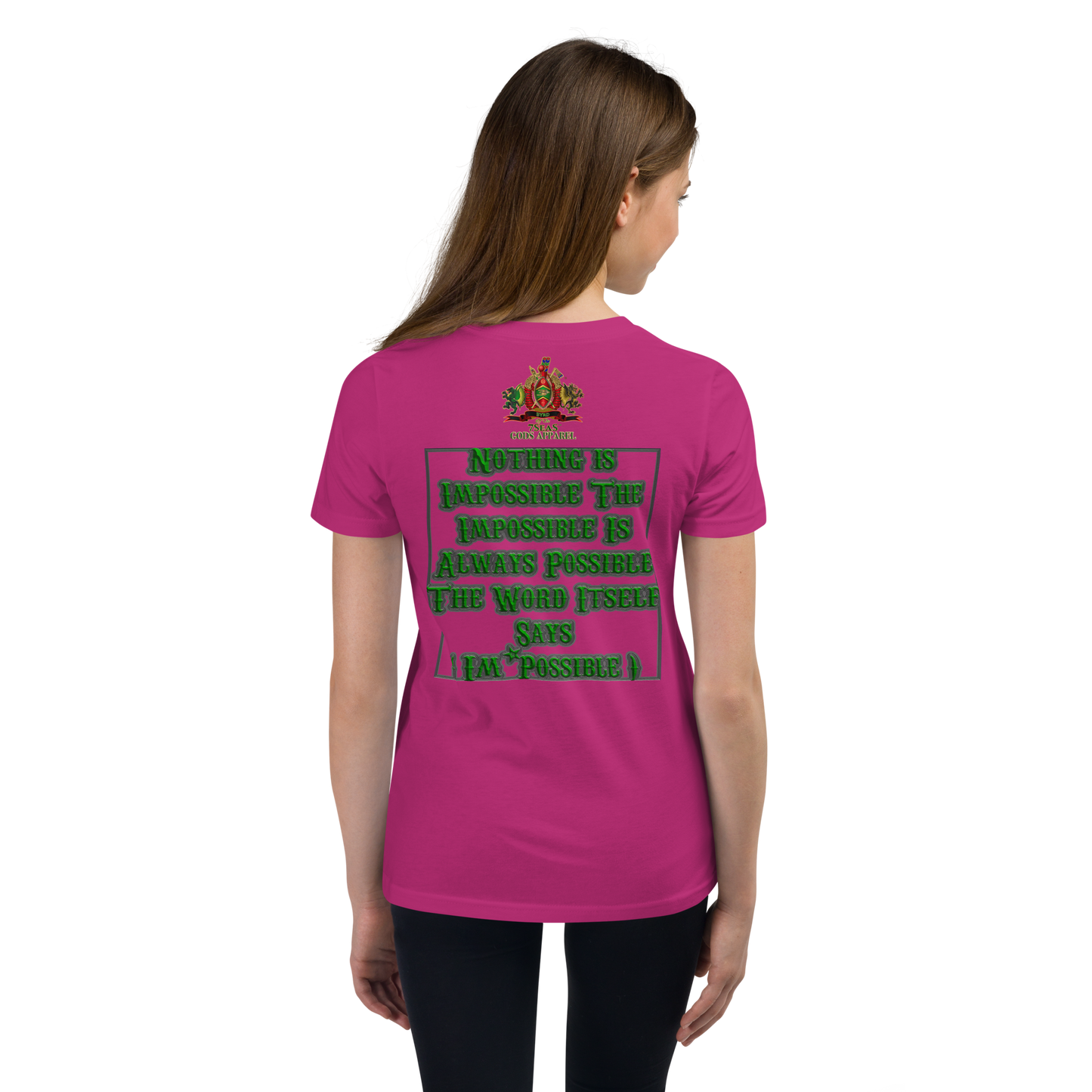 APEP - BYRD OF THE 7SEAS GODS APPAREL - Youth Goddess/Girls Short Sleeve T-Shirt