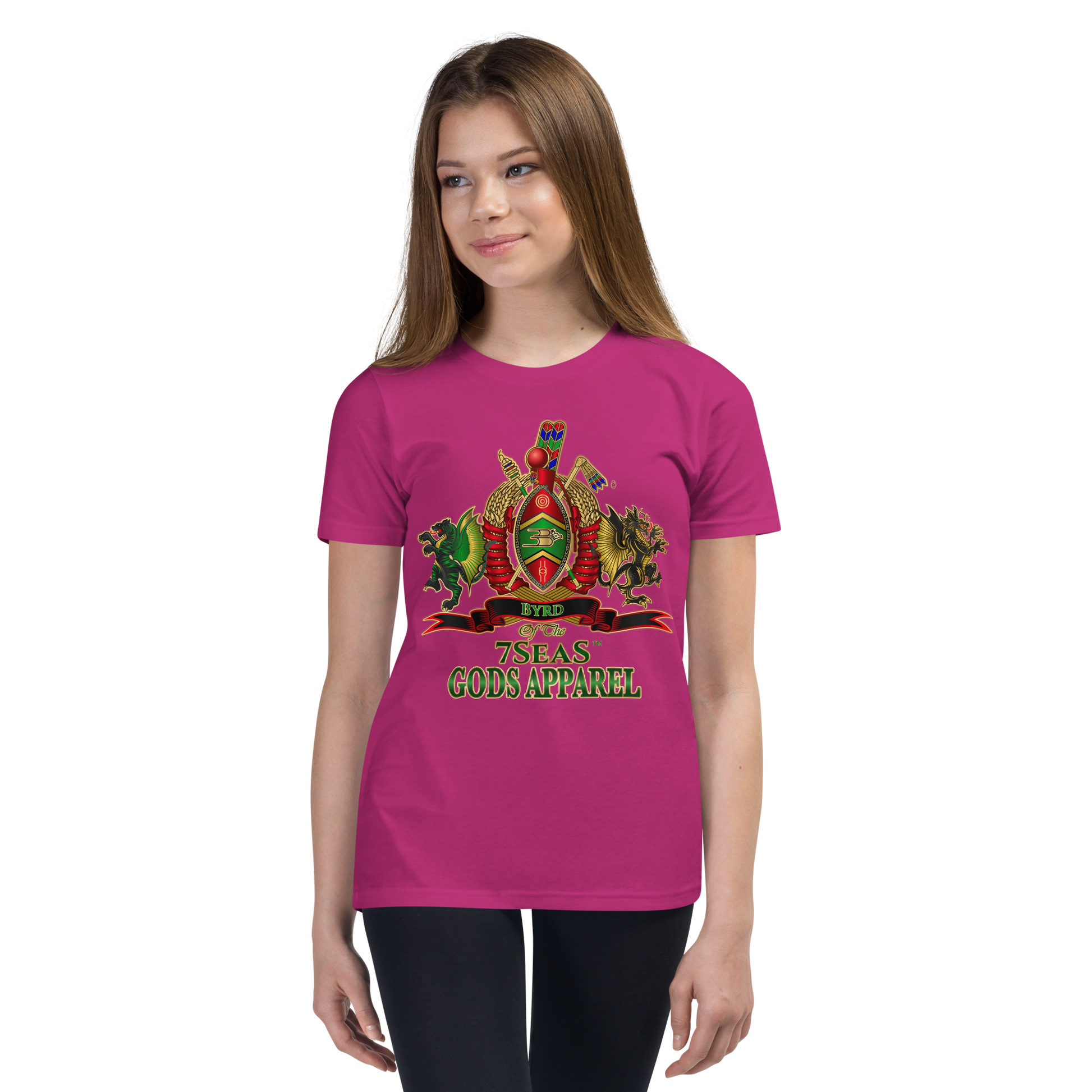 APEP - BYRD OF THE 7SEAS GODS APPAREL - Youth Goddess/Girls Short Sleeve T-Shirt