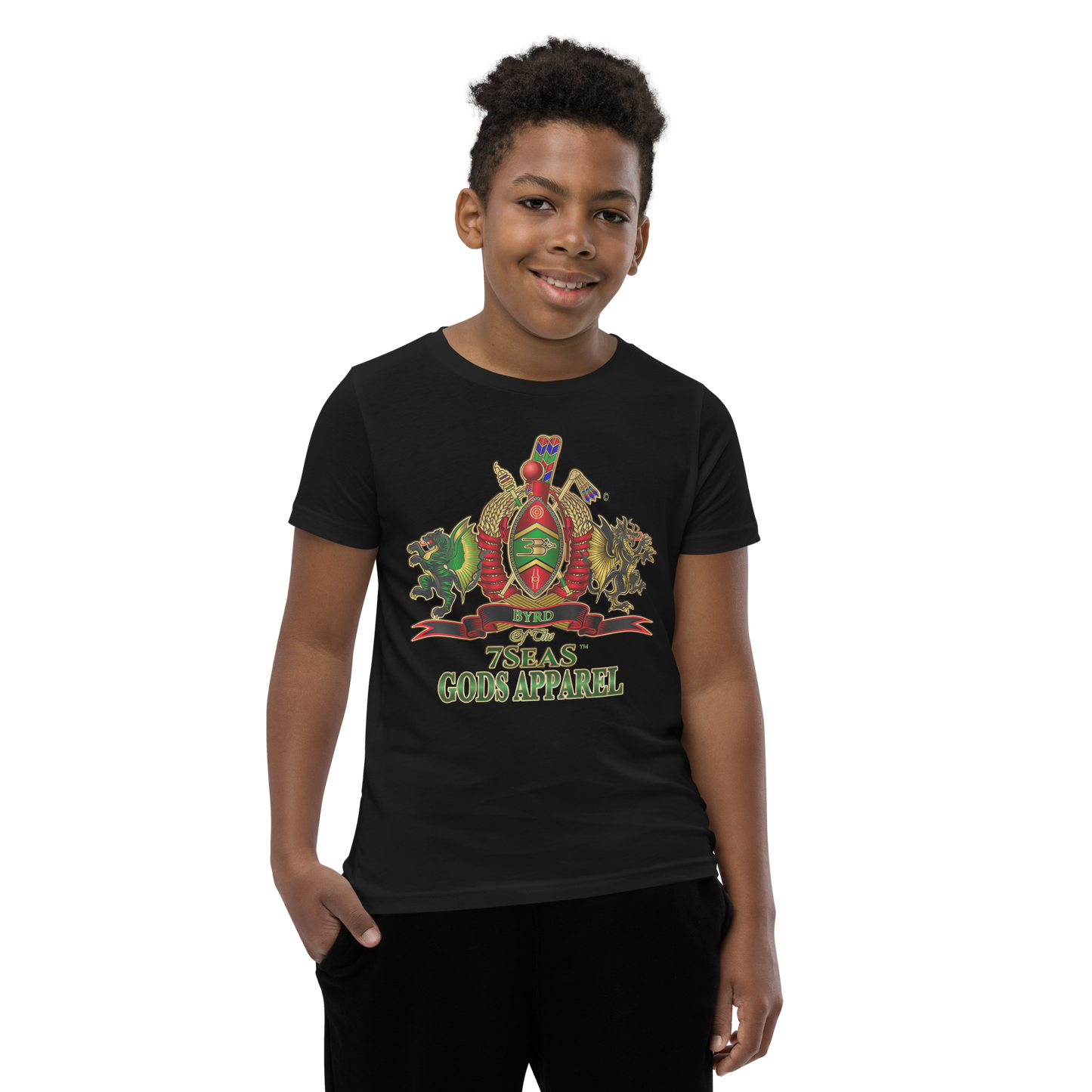 APEP - BYRD OF THE 7SEAS GODS APPAREL - Gods/Boys Youth Short Sleeve T-Shirt