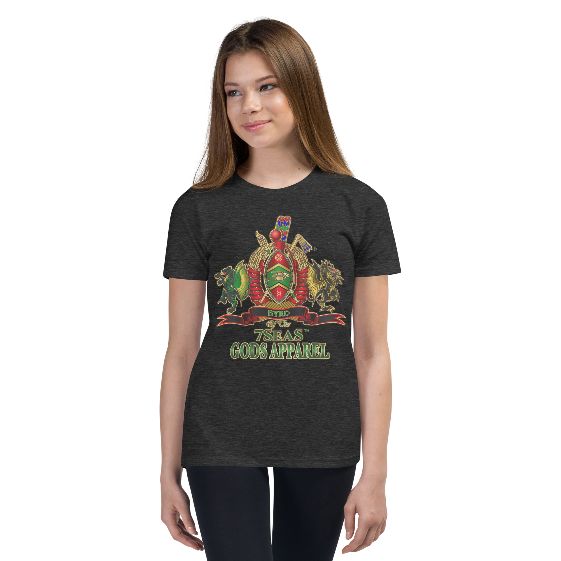 APEP - BYRD OF THE 7SEAS GODS APPAREL - Youth Goddess/Girls Short Sleeve T-Shirt