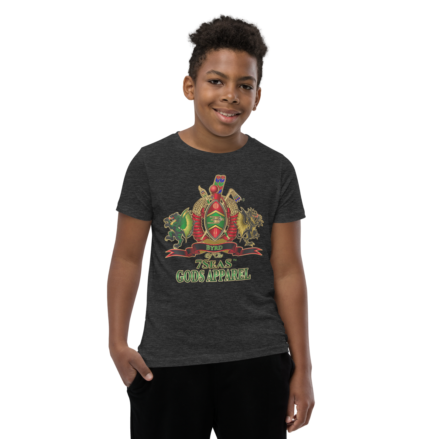 APEP - BYRD OF THE 7SEAS GODS APPAREL - Gods/Boys Youth Short Sleeve T-Shirt