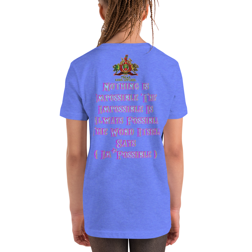 BUNZI - BYRD OF THE 7SEAS GODS APPAREL - Youth Goddess/Girls Short Sleeve T-Shirt