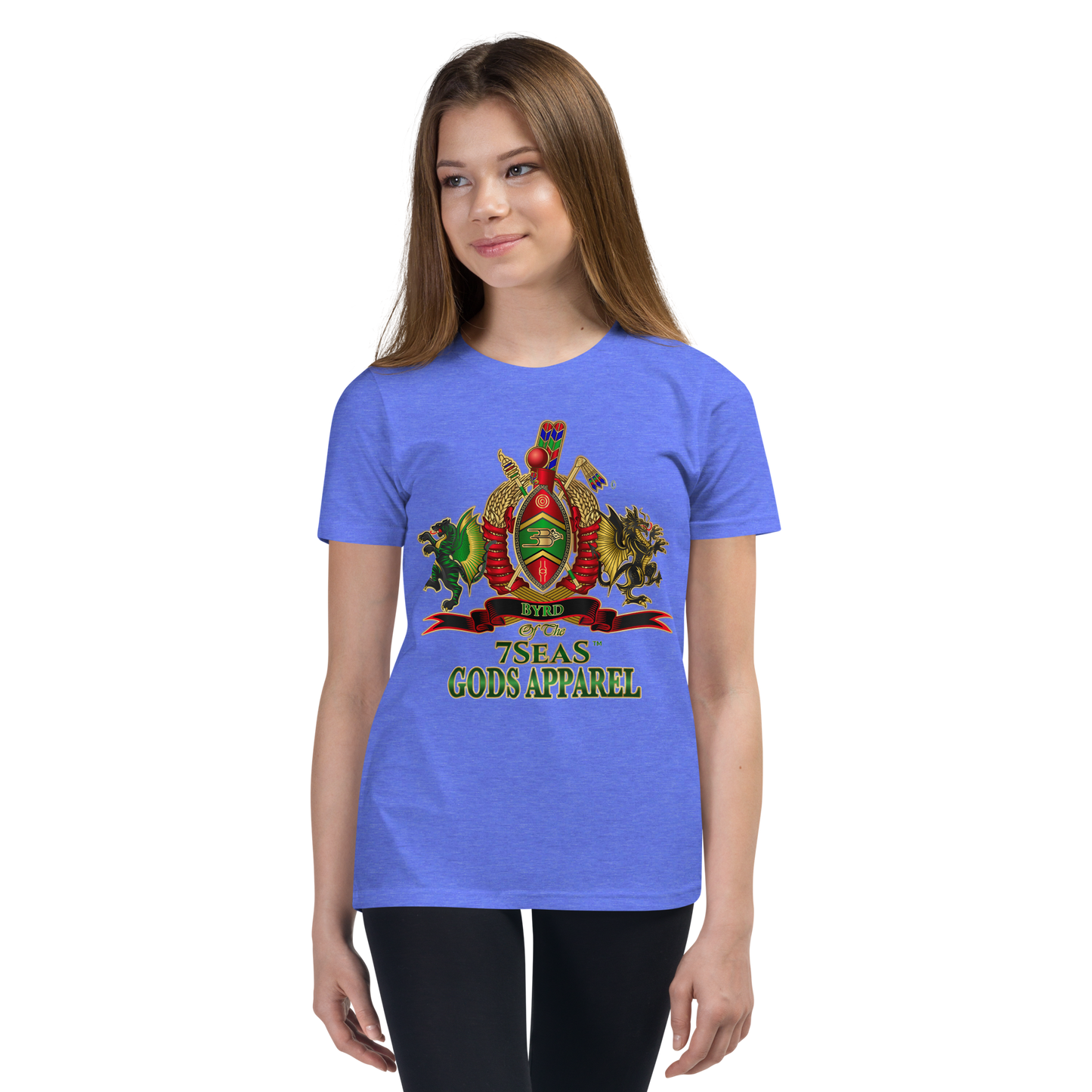 APEP - BYRD OF THE 7SEAS GODS APPAREL - Youth Goddess/Girls Short Sleeve T-Shirt