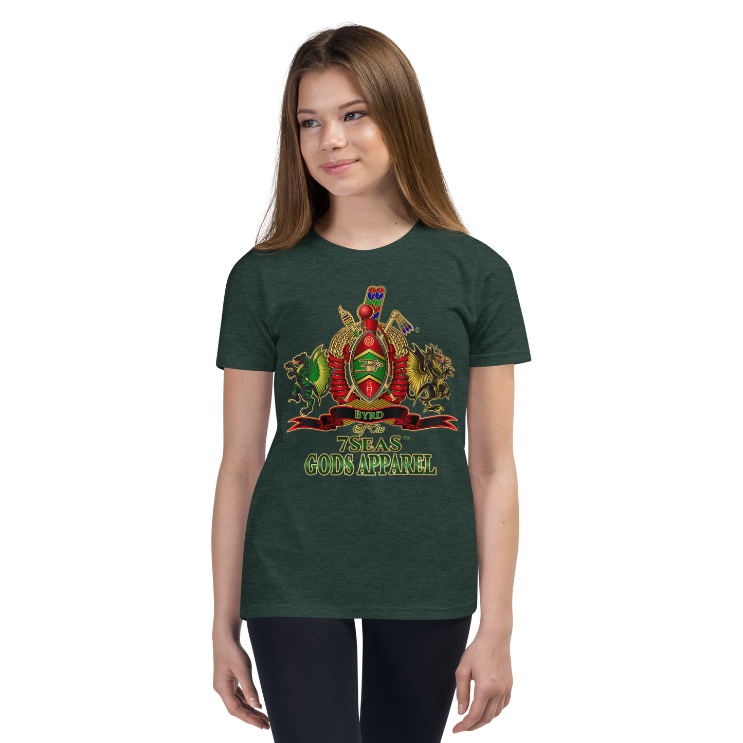 APEP - BYRD OF THE 7SEAS GODS APPAREL - Youth Goddess/Girls Short Sleeve T-Shirt