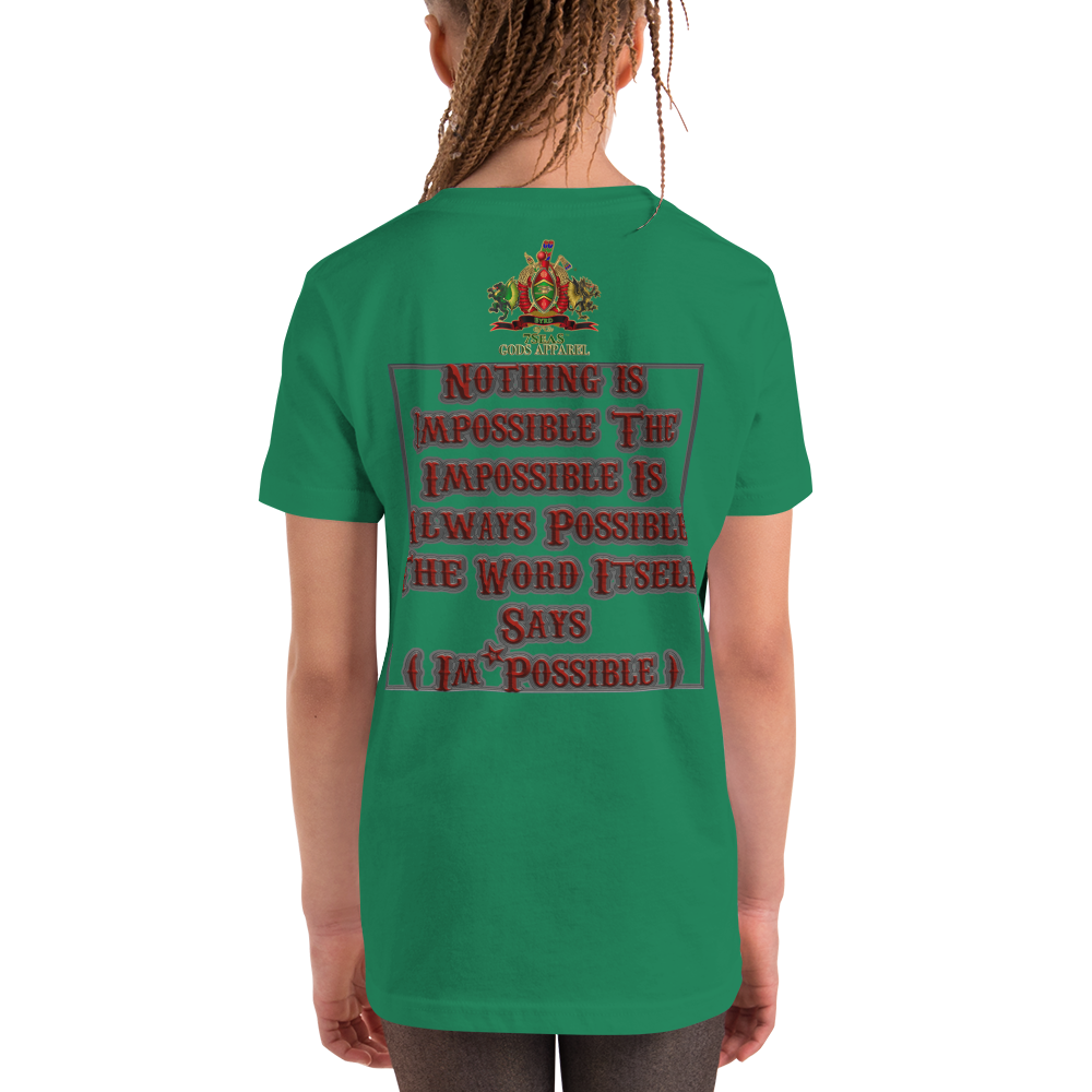 SOBEK - BYRD OF THE 7SEAS GODS APPAREL - BLUE/RED/GREEN - Youth Goddess/Girls Short Sleeve T-Shirt