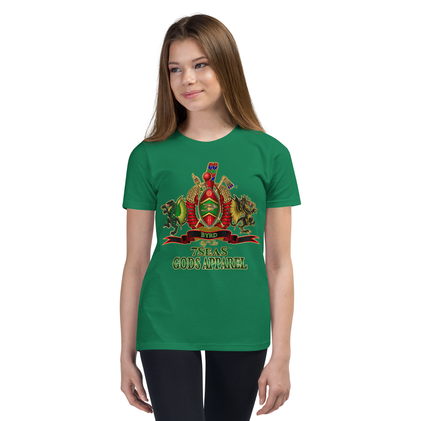 APEP - BYRD OF THE 7SEAS GODS APPAREL - Youth Goddess/Girls Short Sleeve T-Shirt