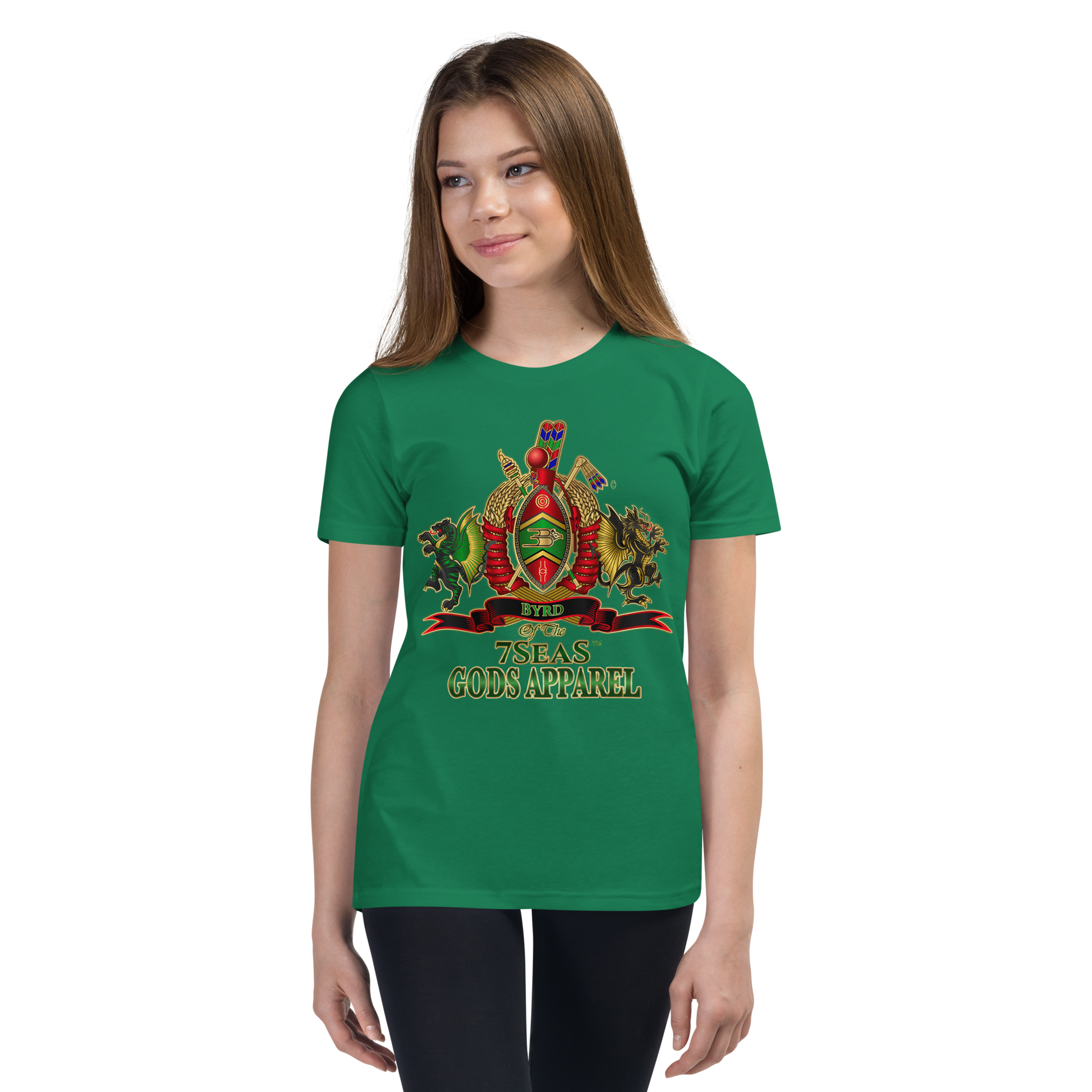 APEP - BYRD OF THE 7SEAS GODS APPAREL - Youth Goddess/Girls Short Sleeve T-Shirt