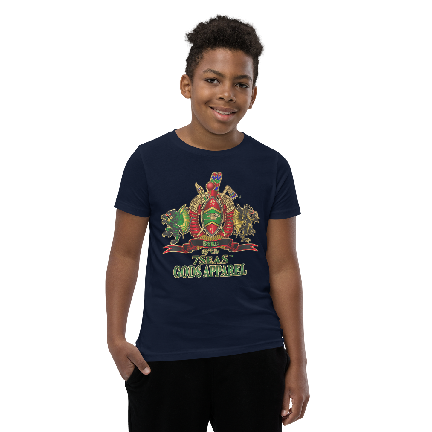 APEP - BYRD OF THE 7SEAS GODS APPAREL - Gods/Boys Youth Short Sleeve T-Shirt