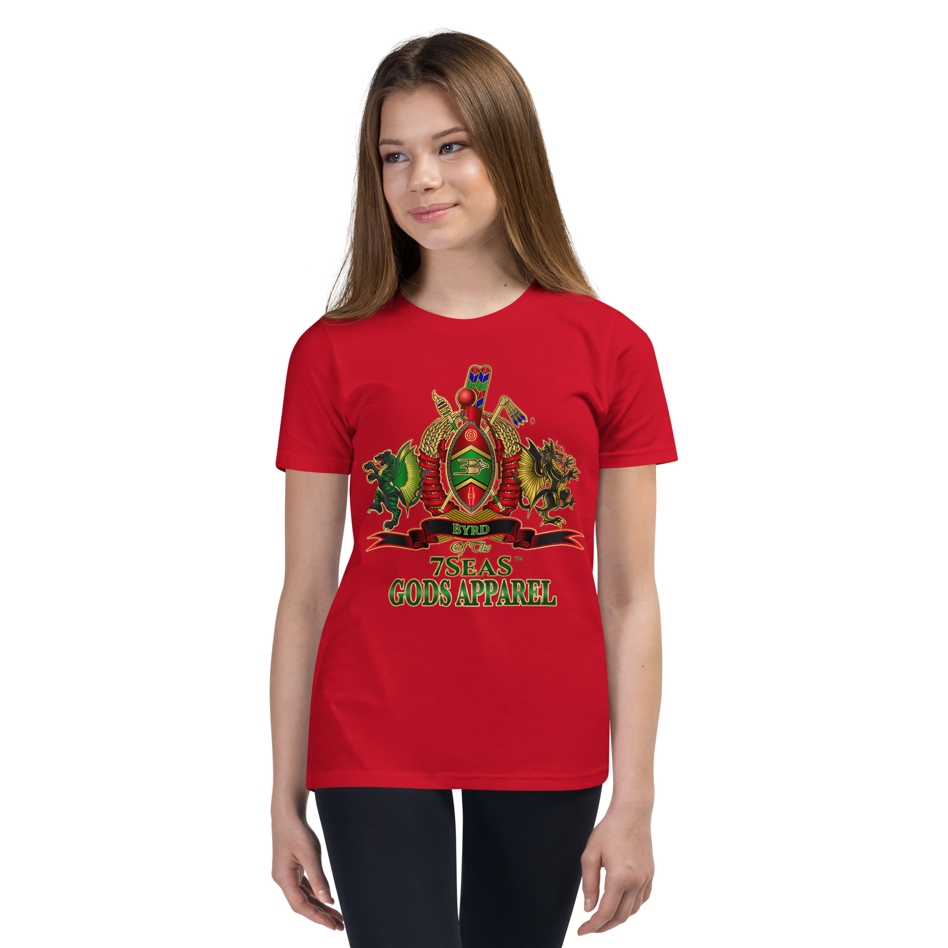 APEP - BYRD OF THE 7SEAS GODS APPAREL - Youth Goddess/Girls Short Sleeve T-Shirt