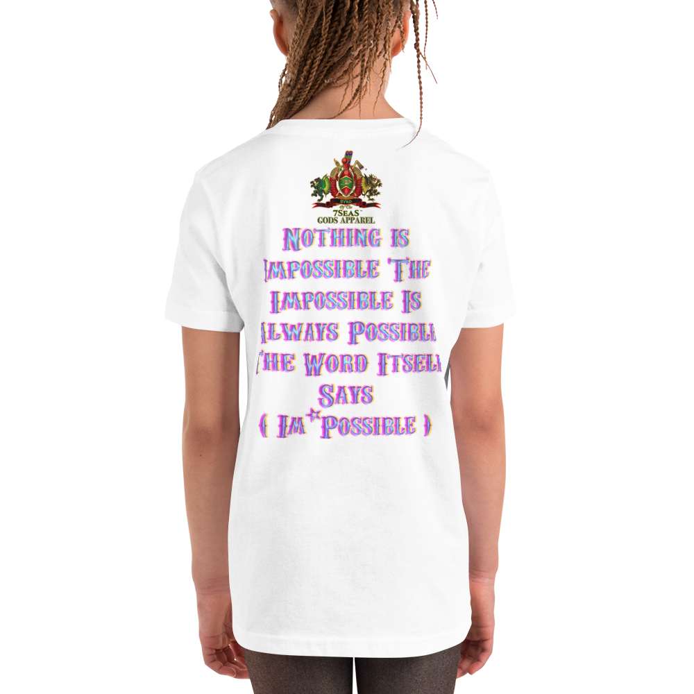 BUNZI - BYRD OF THE 7SEAS GODS APPAREL - Youth Goddess/Girls Short Sleeve T-Shirt