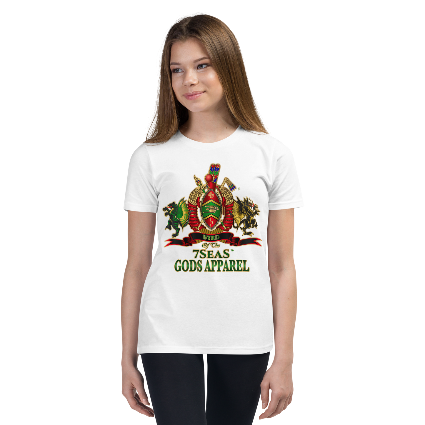 APEP - BYRD OF THE 7SEAS GODS APPAREL - Youth Goddess/Girls Short Sleeve T-Shirt