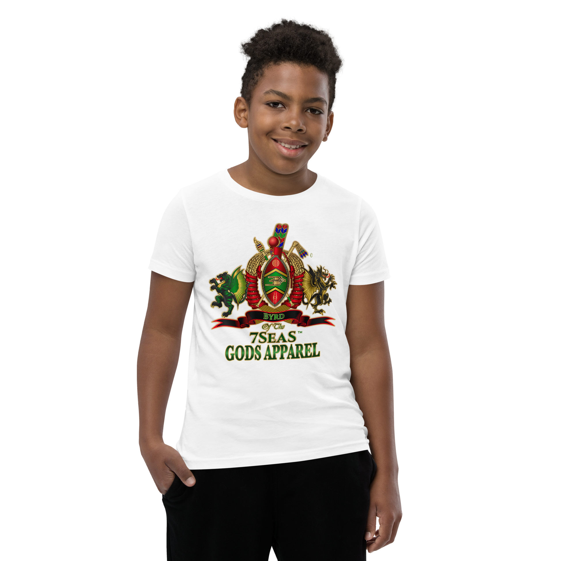 APEP - BYRD OF THE 7SEAS GODS APPAREL - Gods/Boys Youth Short Sleeve T-Shirt